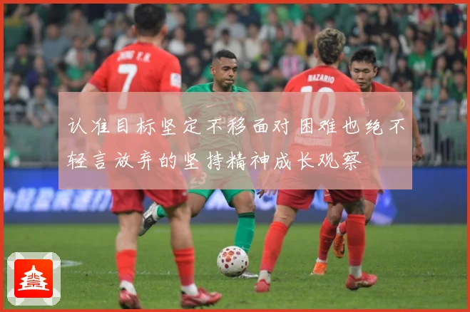 认准目标坚定不移面对困难也绝不轻言放弃的坚持精神成长观察